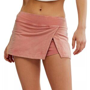 Free People Movement Hot Shot Mini Skort in Petal NWT